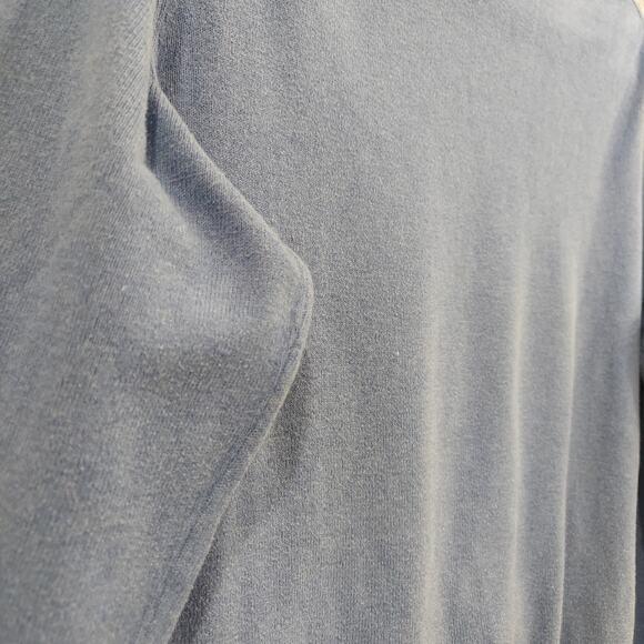 J Crew Blue Soft Crew Neck Pullover Sweater Medium Cotton Cashmere Blend Casual - Picture 11 of 11